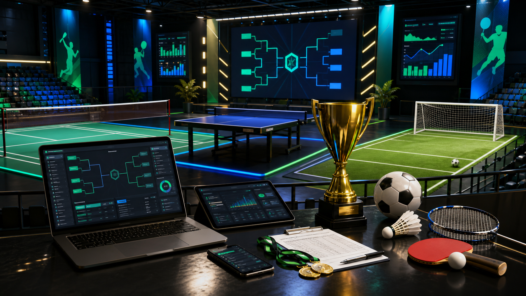 Interface GameHoho pour organiser un tournoi de club